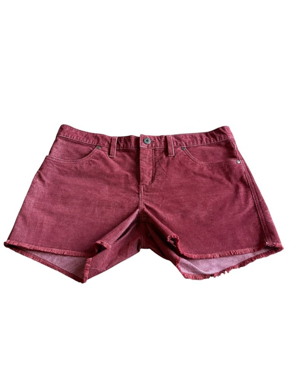 Carve Designs Oahu Shorts Womens Corduroy Red Size 6
